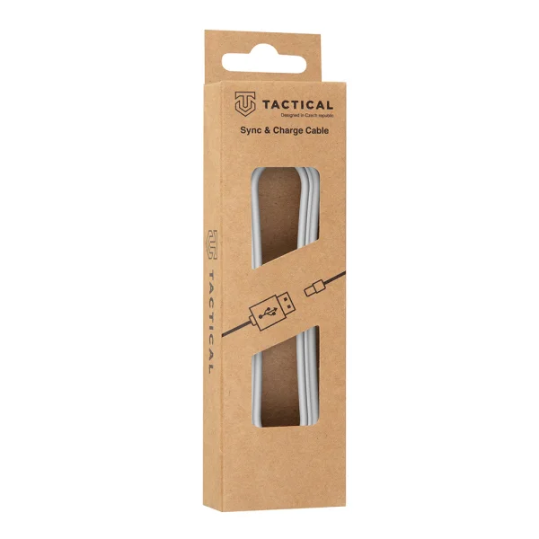 USB Cable Tactical Smooth Thread USB-A to Lightning, 2m, white 2
