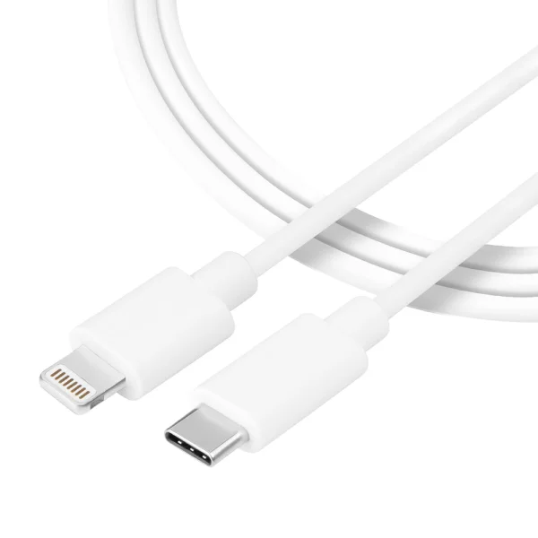 Кабел Tactical Smooth Thread, USB-C към Lightning 1m, бял 1