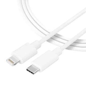 Кабел Tactical Smooth Thread, USB-C към Lightning 1m, бял