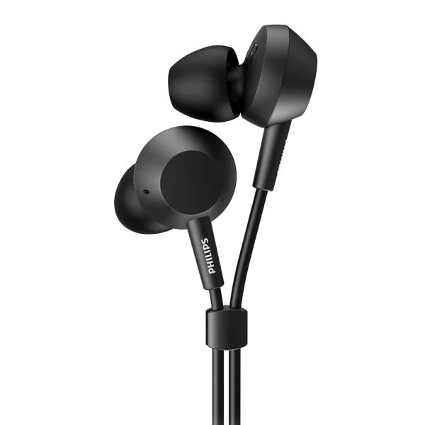 In-ear headphones with microphone PHILIPS TAE4105BK, BIG BASS, Black 2