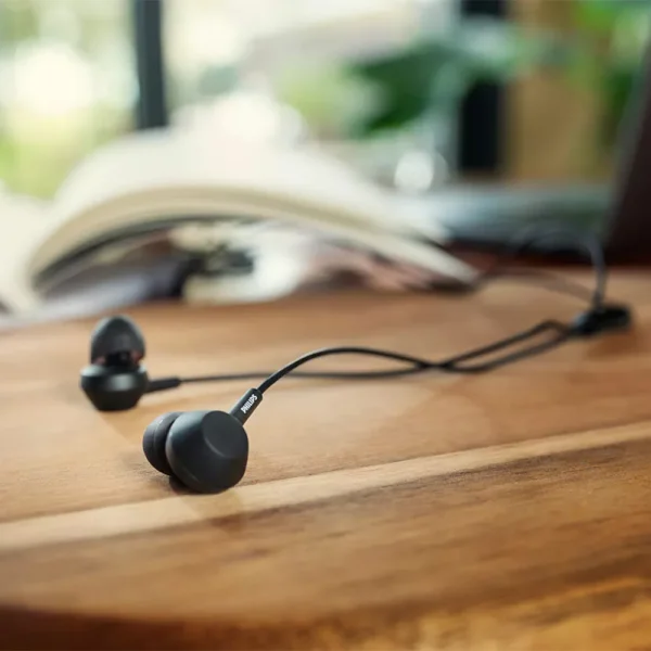 In-ear headphones with microphone PHILIPS TAE4105BK, BIG BASS, Black 5