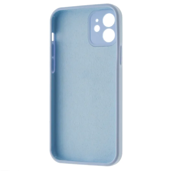 Silicone case 3D Cube for iPhone 12, Light blue 3