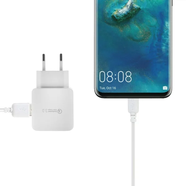 Зарядно устройство 220V, 3.0A, с кабел Type C 2