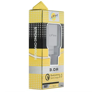 Зарядно устройство 220V, 3.0A, с кабел Type C 5