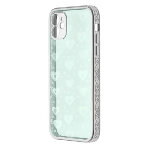 Силиконов калъф Blink 2&1 за IPhone 12, Сребрист