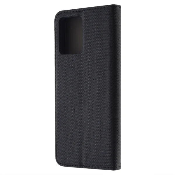 Smart Book Wallet Case for Motorola G53, Black 3