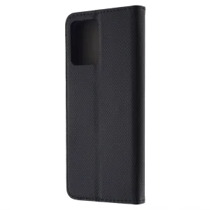Smart Book Wallet Case for Motorola G53, Black 3