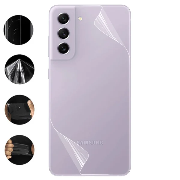 Hydrogel back protector for Samsung Galaxy S21 FE, back cover 1