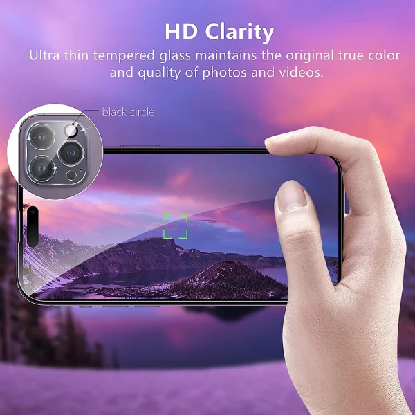 Glass Camera Protector for iPhone 13 Pro and 13 Pro Max 2