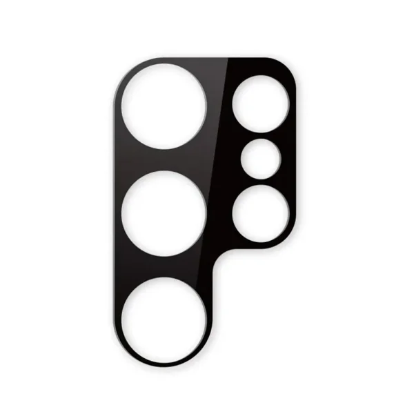 Tempered Glass Camera Protector for Samsung Galaxy S23 Ultra, Black 2