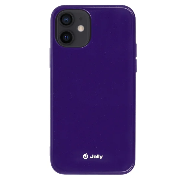 Silicone case Jelly Case for iPhone 12 Mini, Purple 2