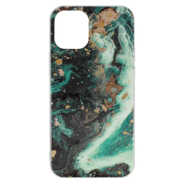 Shockproof case Marble Glitter for IPhone 12 Mini, Design 4 2