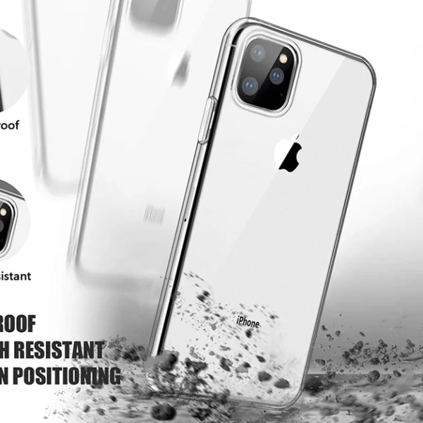 Silicone Case for iPhone 11 Pro, Transparent 3