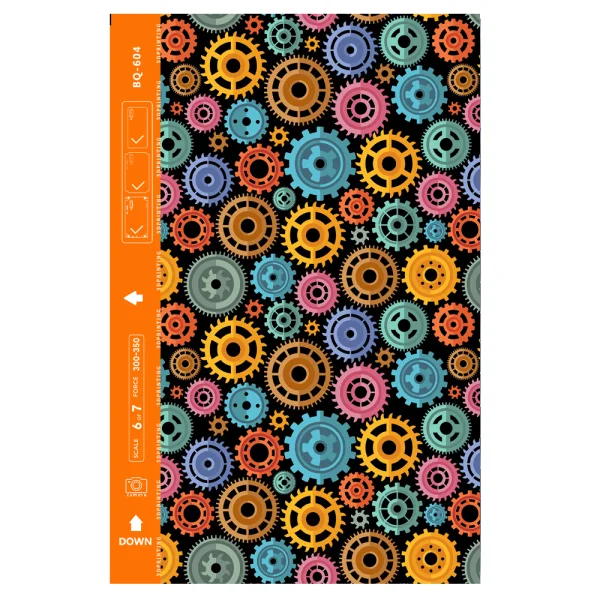 Cut-to-fit Phone Film Protector (Back), Gears 3D 3