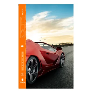 Custom Cut Phone Film Protector (Back), Sports Car 3D 3