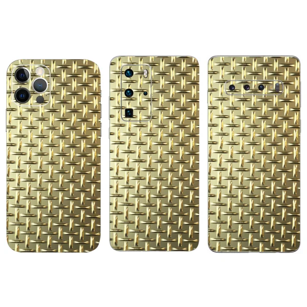 Custom Cut Phone Film Protector (Back), 3D Cross Pattern 1