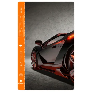 Custom Cut Phone Foil Protector (Back), Sports Car 3D 3