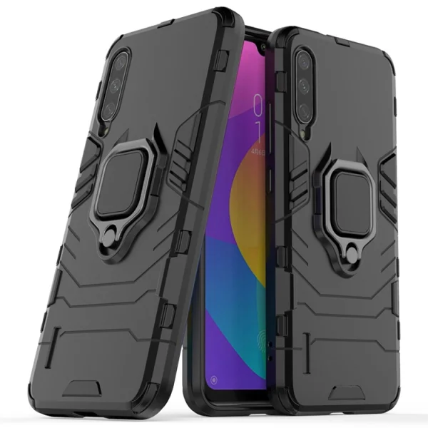 Shockproof Case with Stand for Xiaomi Mi A3, Black 1