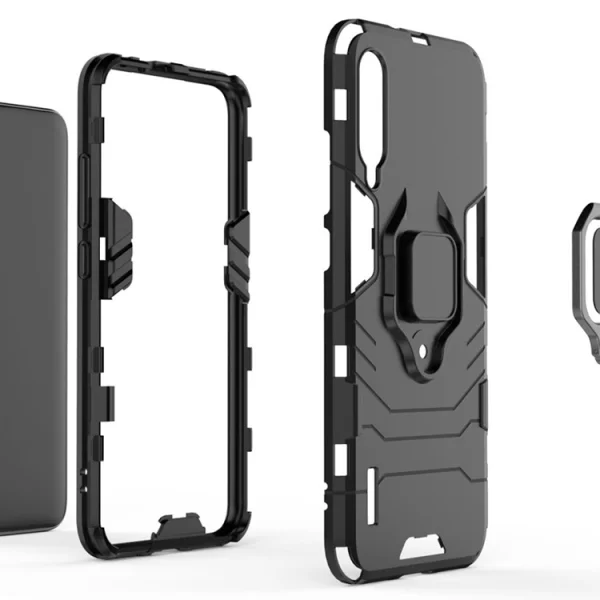 Shockproof Case with Stand for Xiaomi Mi A3, Black 3