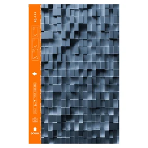 Изрязване Фолио Протектор за телефон (Гръб), Abstract Blocks 3D 3