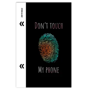 Cut-to-Fit Phone Film Protector (Back), Don't touch my phone 3D 3