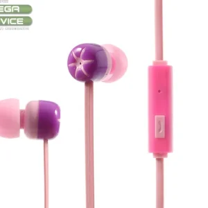MP3 СЛУШАЛКИ С МИКРОФОН - ДВУЦВЕТЕН ДИЗАЙН