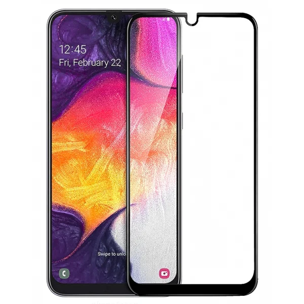 Стъклен Протектор Full Glue 5D за Samsung Galaxy A10, Черен 2