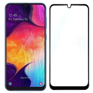 Стъклен Протектор Full Glue 5D за Samsung Galaxy A10, Черен