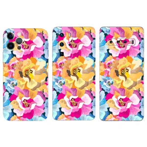 Cut Foil Phone Protector (Back) - Flowers Art 3D