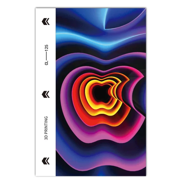 Cut-to-fit Phone Film Protector (Back), Abstract Apple 3D 3