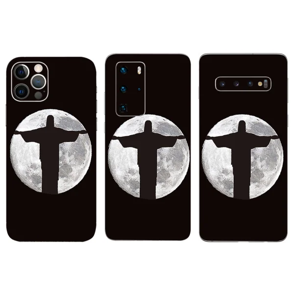 Custom Cut Phone Foil Protector (Back), 3D The Savior 1