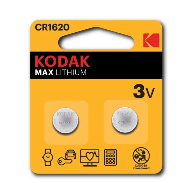 Lithium Battery KODAK CR 1620 1pc 1