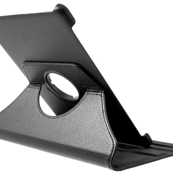 Litchi Skin Wallet Case for Huawei MediaPad T5 10, Black 3