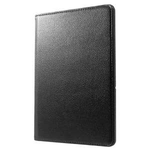 Litchi Skin Wallet Case for Huawei MediaPad T5 10, Black