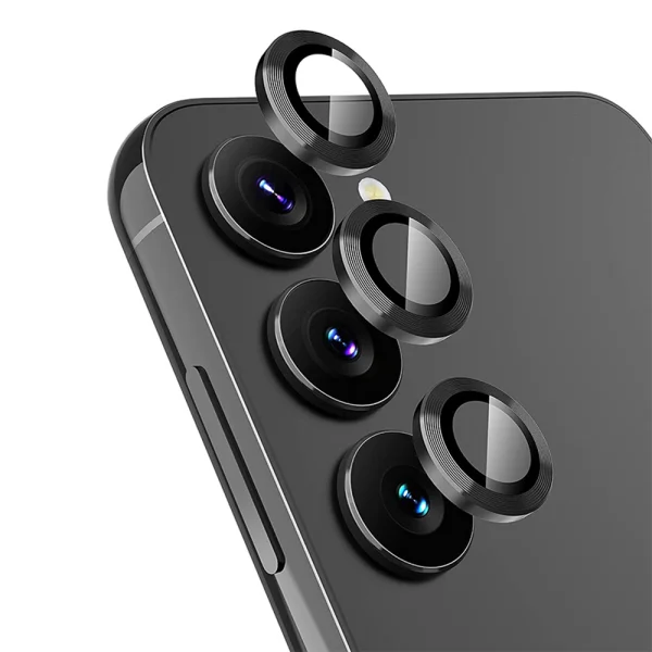 3D Стъклен Протектор за камерата на Samsung Galaxy A14 / A24 / A34, Черен 1