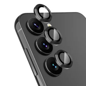 3D Стъклен Протектор за камерата на Samsung Galaxy A14 / A24 / A34, Черен