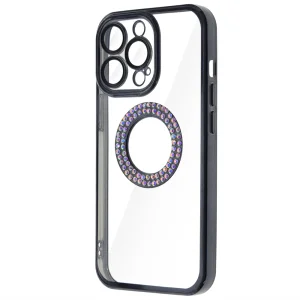 Silicone case DM1 for iPhone 13 Pro, with camera protection, Black 3