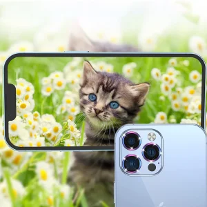 3D Glass Camera Protector for iPhone 13 Pro/13 Pro Max, Rainbow 4
