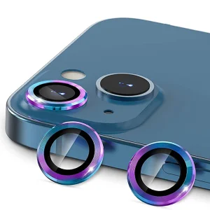 3D Glass Camera Protector for iPhone 13 / 13 mini, Rainbow 4
