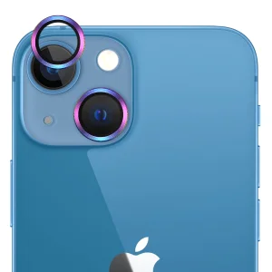 3D Стъклен Протектор за камерата на iPhone 13 / 13 mini, Дъга