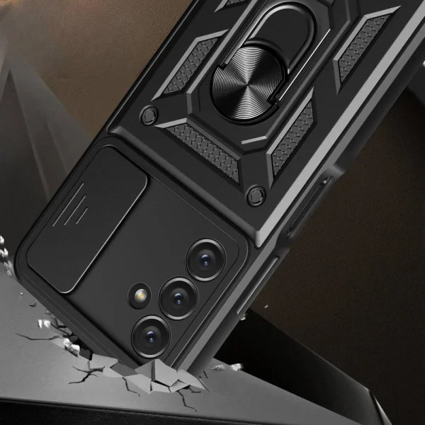Удароустойчив калъф Slide Camera за Samsung Galaxy A34 5G, Черен 2
