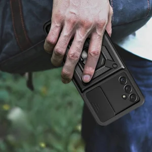 Удароустойчив калъф Slide Camera за Samsung Galaxy A34 5G, Черен 4