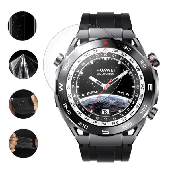 Hydrogel Protector for Smartwatch Huawei Watch Ultimate 1