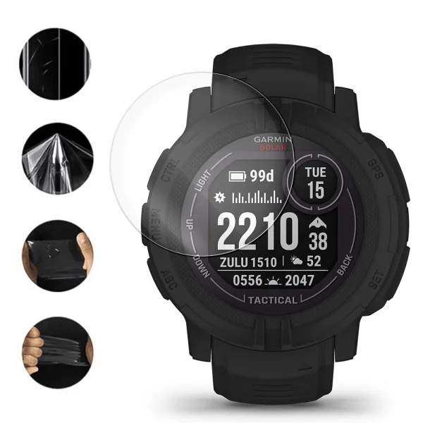 Хидрогел протектор за часовник Garmin Instinct Solar 2 1