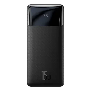 Универсална Външна Батерия Baseus Bipow, Digital Display, 10000mAh, 15W, Черен 3