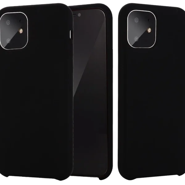 Силиконов калъф LUX за iPhone 11, Черен 1