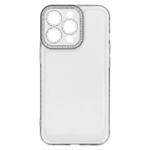 Silicone case Crystal Diamond for iPhone 13 Pro, 2mm, Transparent 3