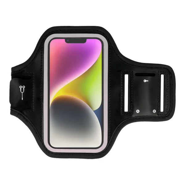 Калъф за Ръка Armband Slim Type 2, до 6 инча, Черен-Сив 1