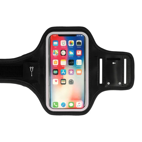 Калъф за Ръка Armband Slim Type 2, до 6 инча, Черен-Сив 2
