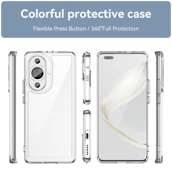 Удароустойчив калъф Acrylic за Huawei Nova 11 Pro / Nova 11 Ultra, Прозрачен 4